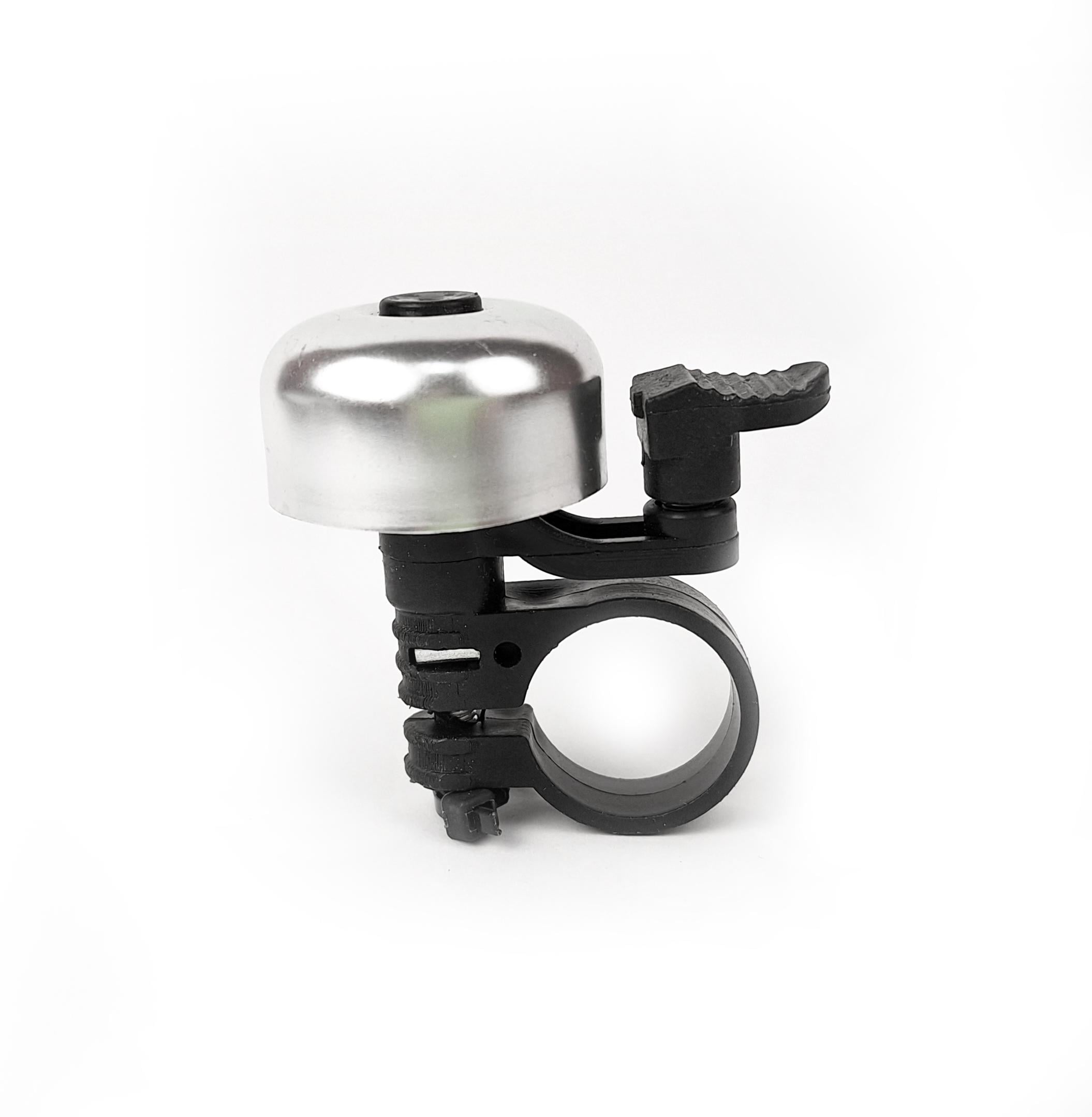 Звонок велосипедный алюминиевый бочонок Серебряный (G0000936)