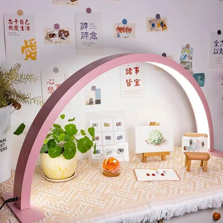 Лампа-півмісяць настільна безтіньова LED HQ-80x 82 см на 70 Вт Рожевий - фото 2 Лампа-півмісяць настільна безтіньова LED HQ-80x 82 см на 70 Вт Рожевий - фото 2