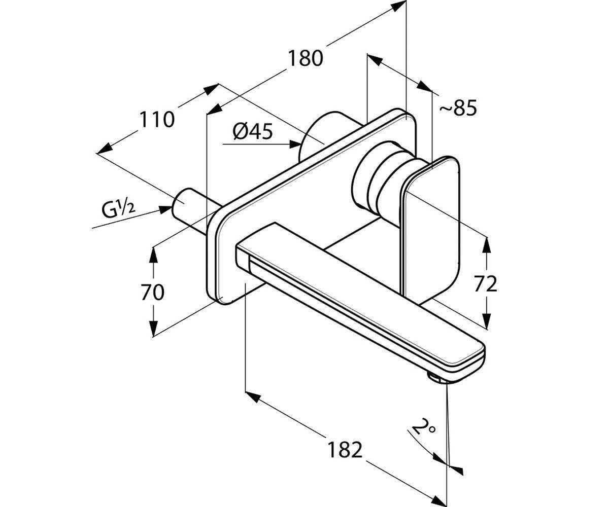 Змішувач для умивальника KLUDI E2 492440575 - фото 2