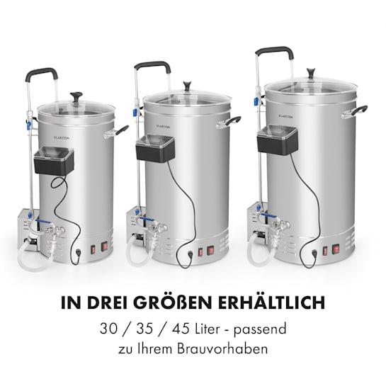 Пивоварня KLARSTEIN Brauheld Pro Mash 45Л 30-100°C Сріблястий (10034588) - фото 7
