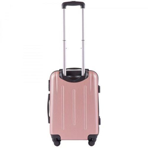 Валіза пластикова Wings 304 середня Рожеве золото - фото 3 Валіза пластикова Wings 304 середня Рожеве золото - фото 3