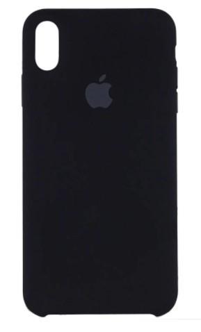 Силікон Silicone Case IPHONE XS MAX BLACK