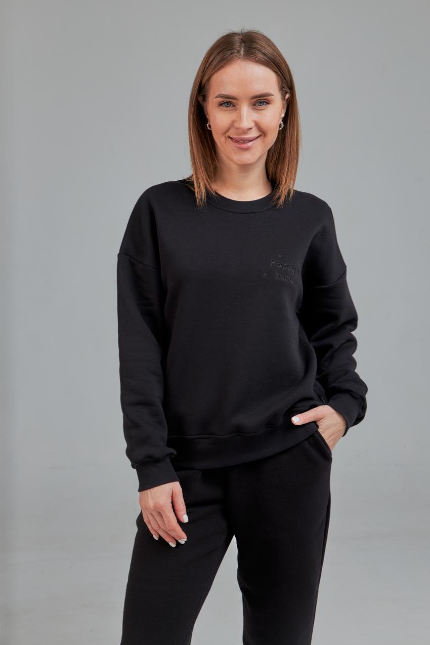 Свитшот женский М167.4 L Черный (629-1-62) Свитшот женский М167.4 L Черный (629-1-62)