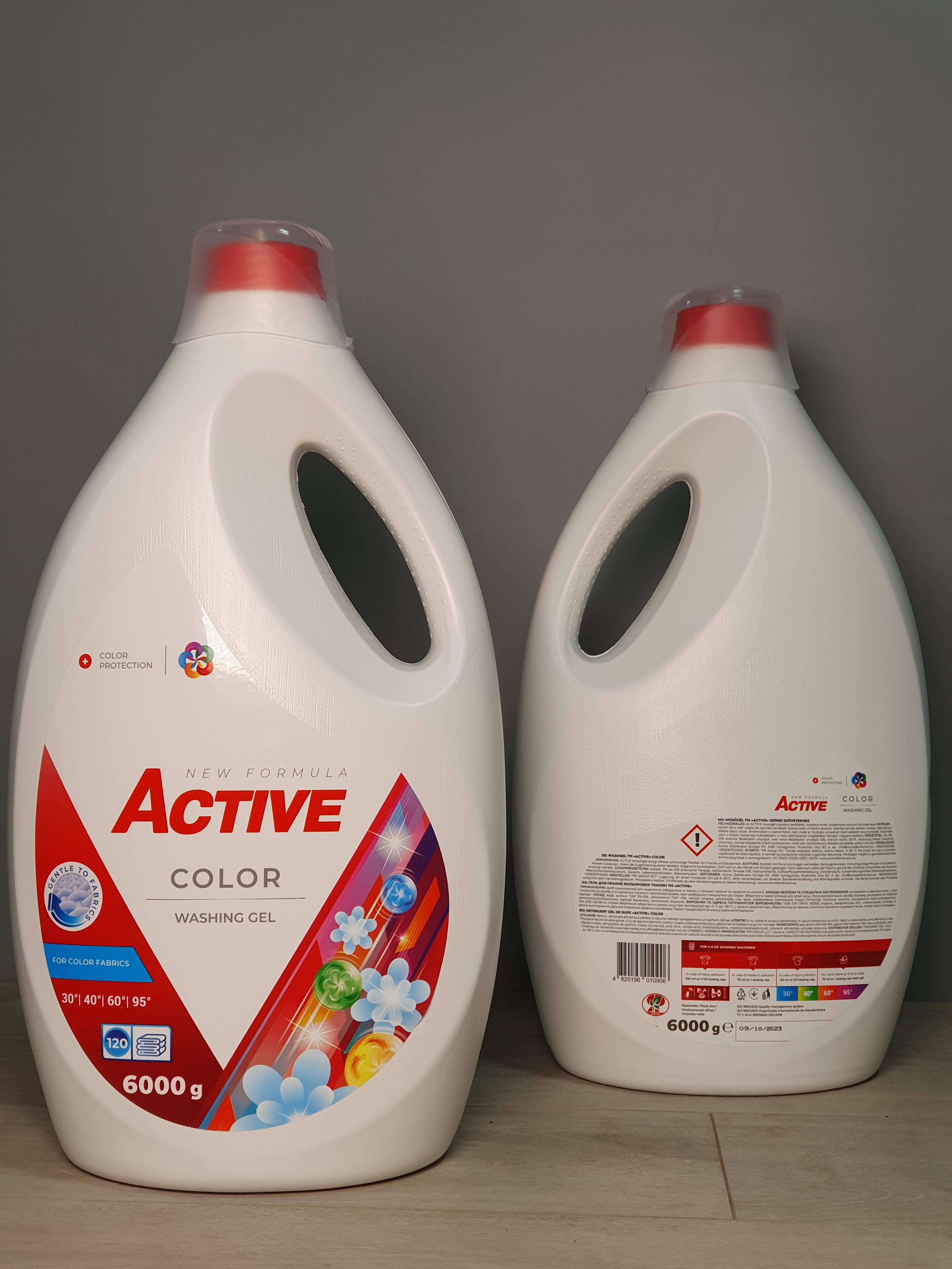 Гель для прання Active Color 6 л 120 пранів (13461380) - фото 2 Гель для прання Active Color 6 л 120 пранів (13461380) - фото 2