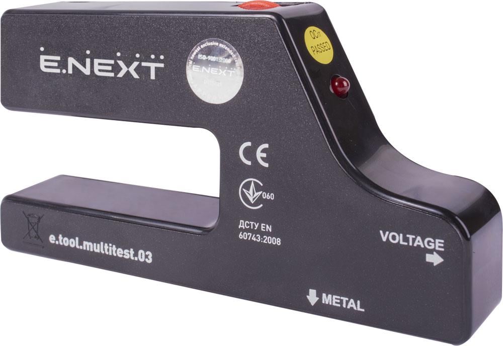Детектор скрытой проводки E.NEXT e.tool.multitest.03 148x25x8 мм (p0470022) Детектор скрытой проводки E.NEXT e.tool.multitest.03 148x25x8 мм (p0470022)