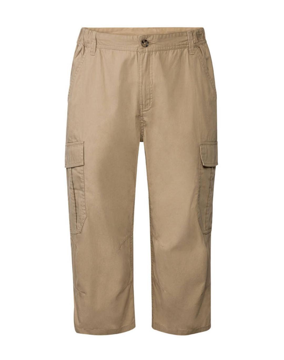 Шорти-карго чоловічі Livergy бавовна подовжені 3XL Бежевий (835206_7_2)