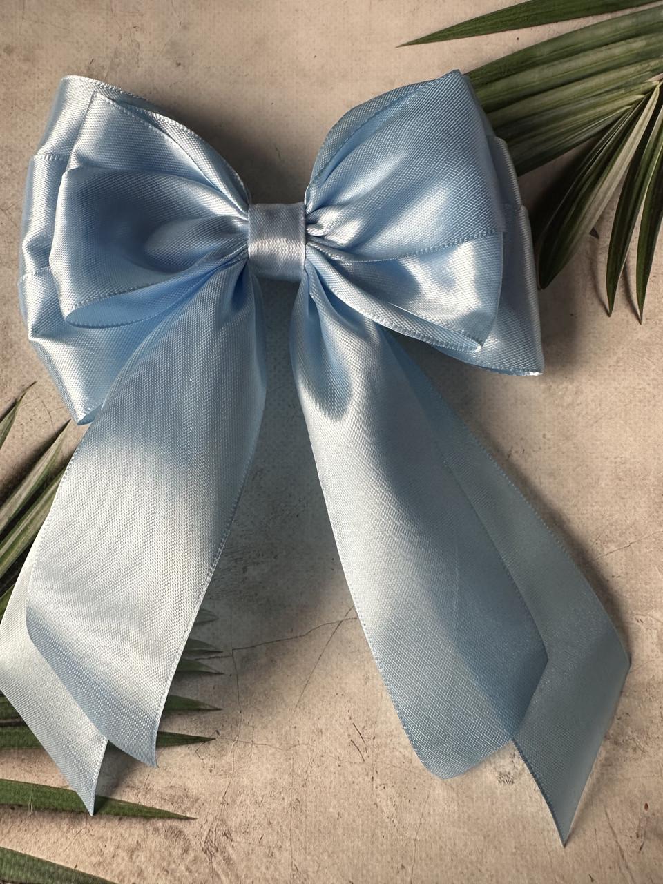 Бант на заколці 17х20 см Блакитний (114320312)