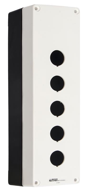 Корпус кнопочного поста АСКО-Укрем HJ9-5 5 местный 22 мм Белый (A0140020072) Корпус кнопочного поста АСКО-Укрем HJ9-5 5 местный 22 мм Белый (A0140020072)