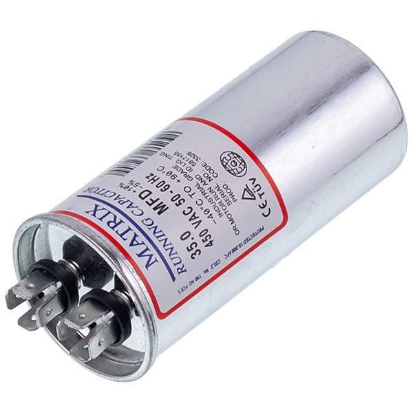 Конденсатор CBB65 35uF 450V для электроприборов (00000044063)