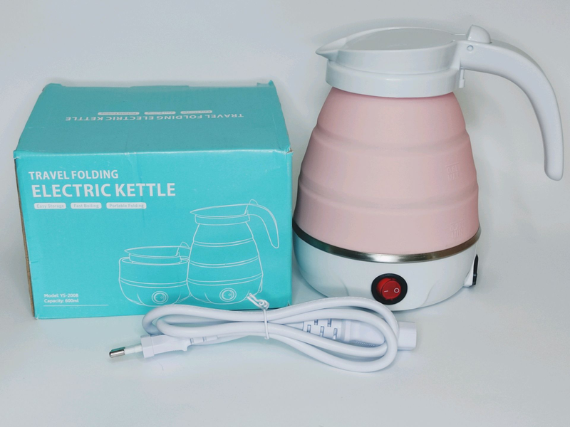 Складной силиконовый электрочайник Silicon Kettle Розовый (SK7107) - фото 6 Складной силиконовый электрочайник Silicon Kettle Розовый (SK7107) - фото 6