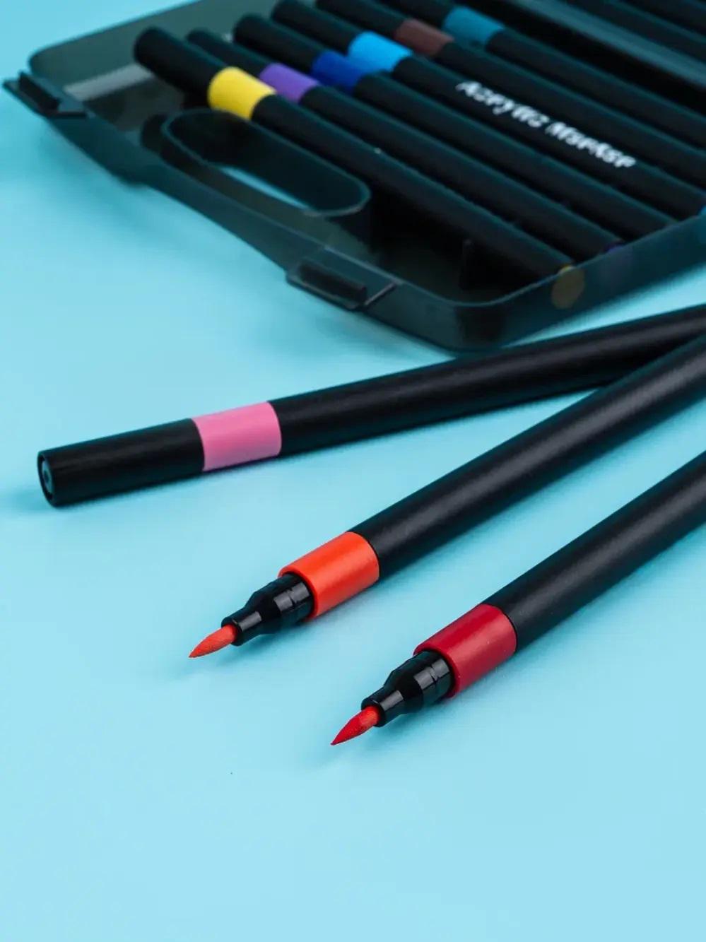 Набір скетч-маркерів для малювання Touch Sketch 12 шт. в кейсі (128689) - фото 3