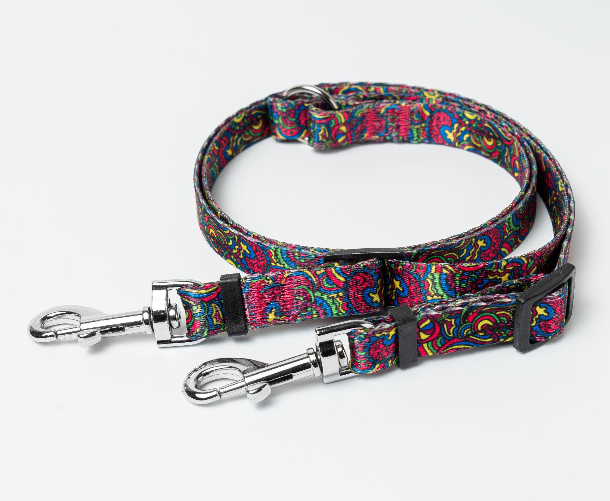 Повідець-спарка KareLine KALEIDOSCOP з нейлону 10 мм 400-700 мм (0812/7)