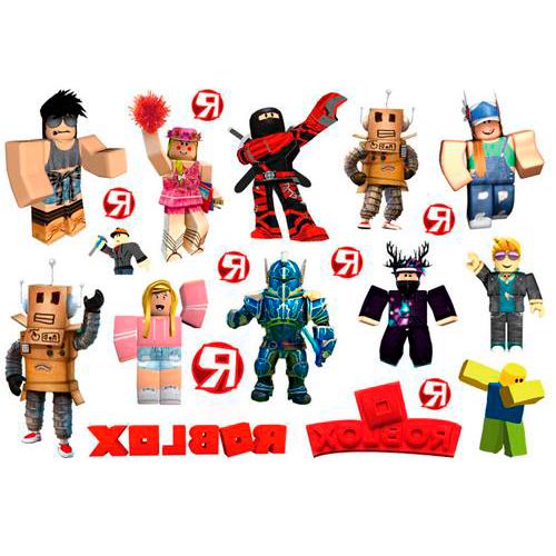 Детские татуировки Roblox Tattoo Set