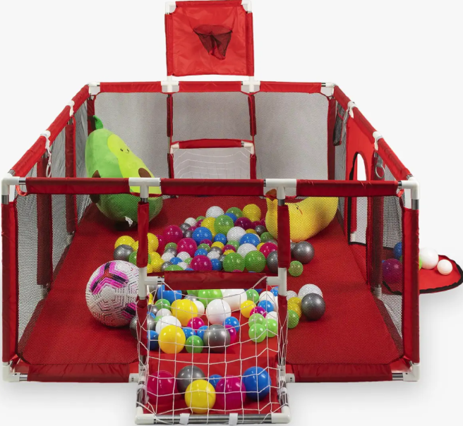 Манеж детский Diego 180х120 см Красный (5904158315021-R)