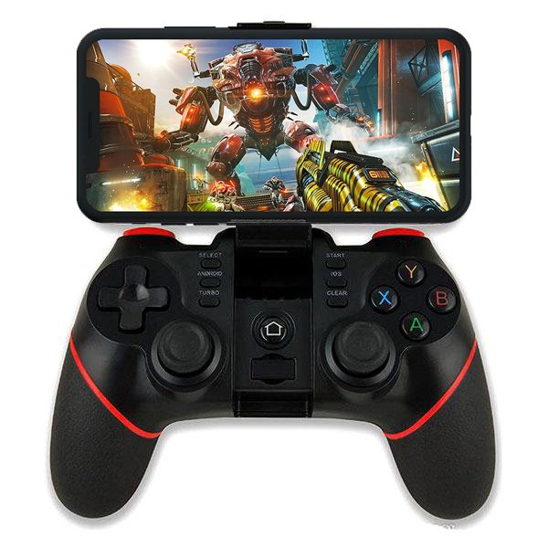 Джойстик беспроводной для телефона Terios T-6 Bluetooth Gamepad для PC/PS3/iOS/Android Черный - фото 4