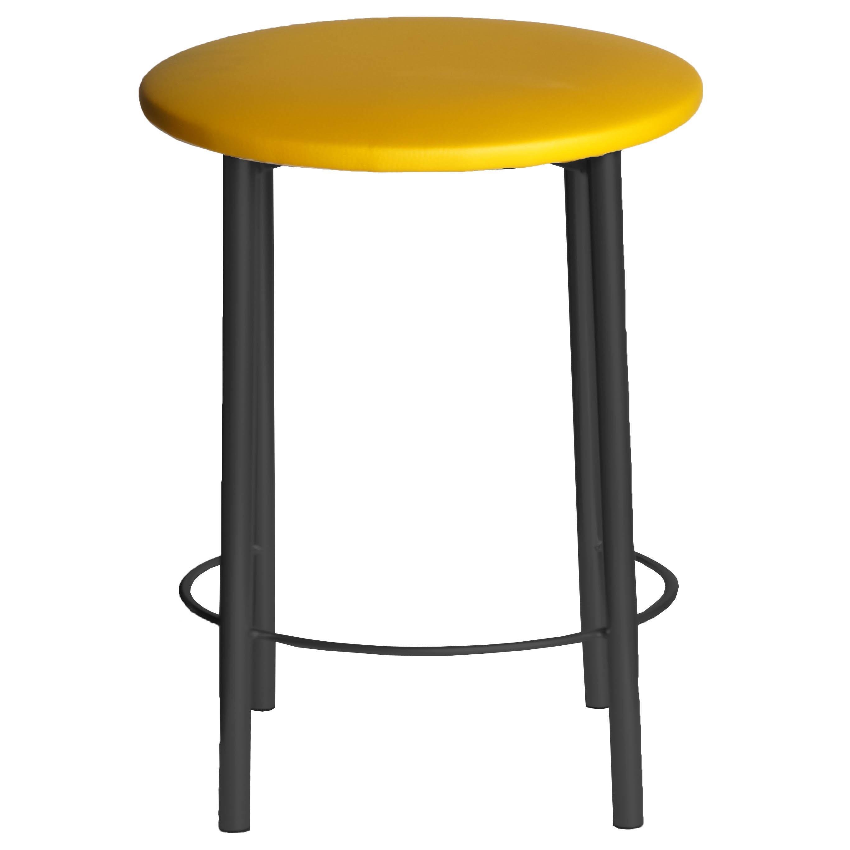 Полубарный табурет Марко кожзаменитель Желтый (U26041-04)