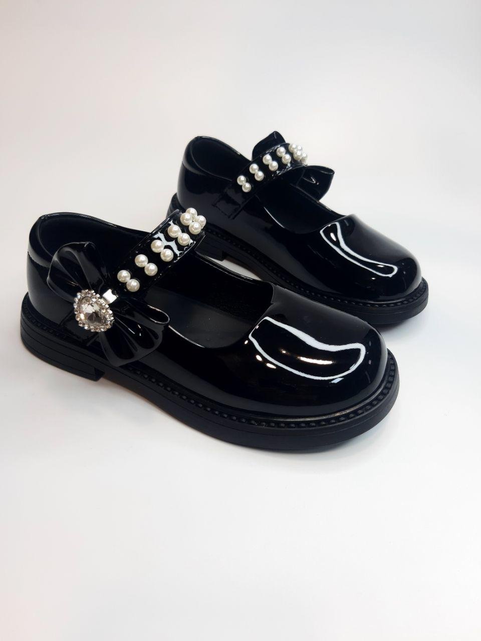 Туфлі дитячі Clibee для дівчинки р. 31 19 см Чорний (638 black)