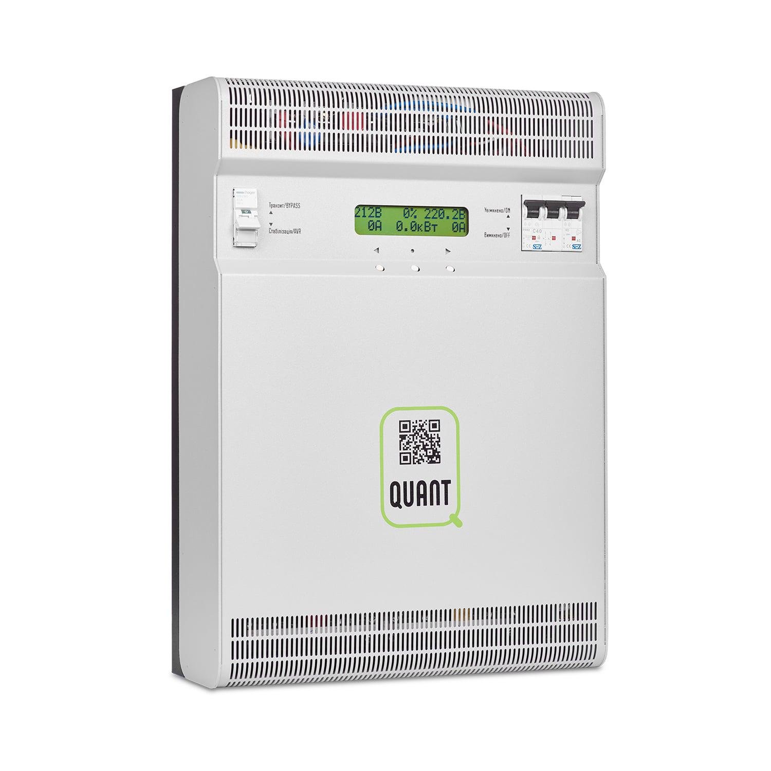 Стабилизатор напряжения инверторный Quant-14 однофазный 13,8 kW Grey (QUANT-14-1F)