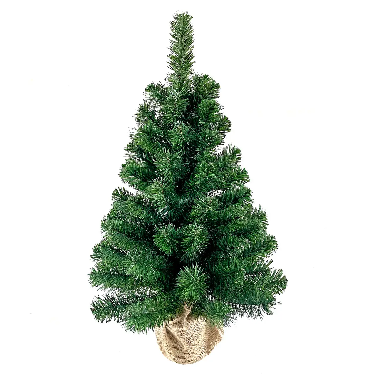 Елка искусственная Classic в мешковине 70 см Зеленый (400M/70/G)