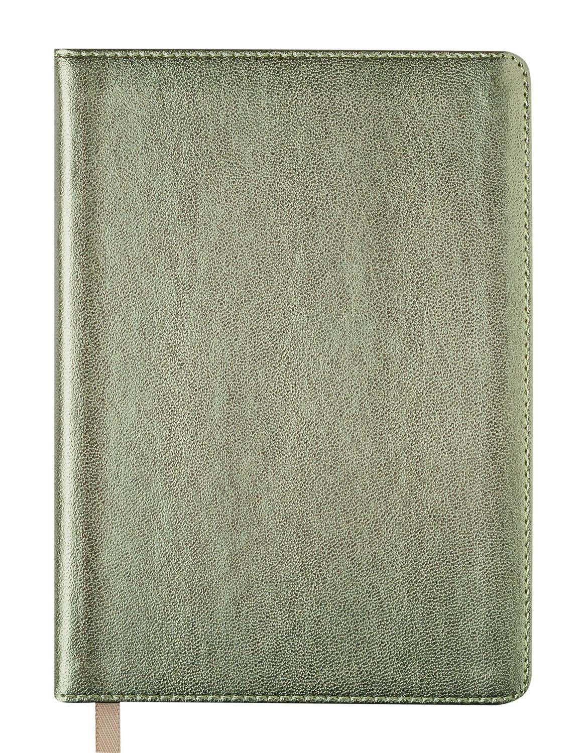 Ежедневник недатированный Buromax Metallic A6 288 страниц Золотой (BM.2613-23)