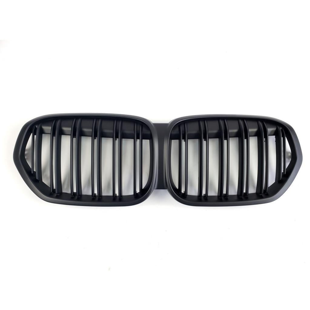 Решетка радиатора GBT для BMW X1 M-Look F-48 2015-2022 гг. пластик Черный (27668884)