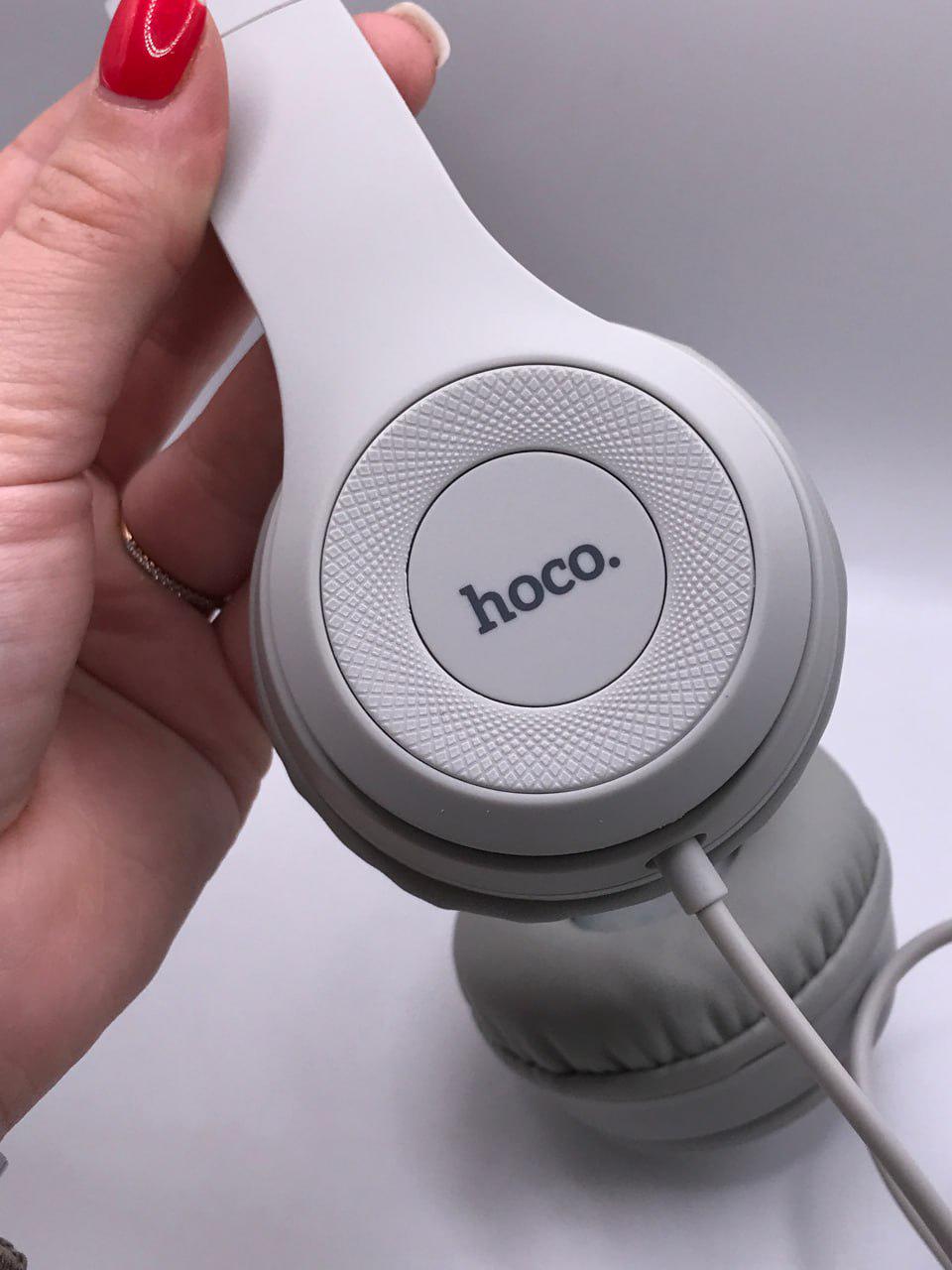 Навушники накладні провідні Hoco W21 з мікрофоном - фото 4 Навушники накладні провідні Hoco W21 з мікрофоном - фото 4