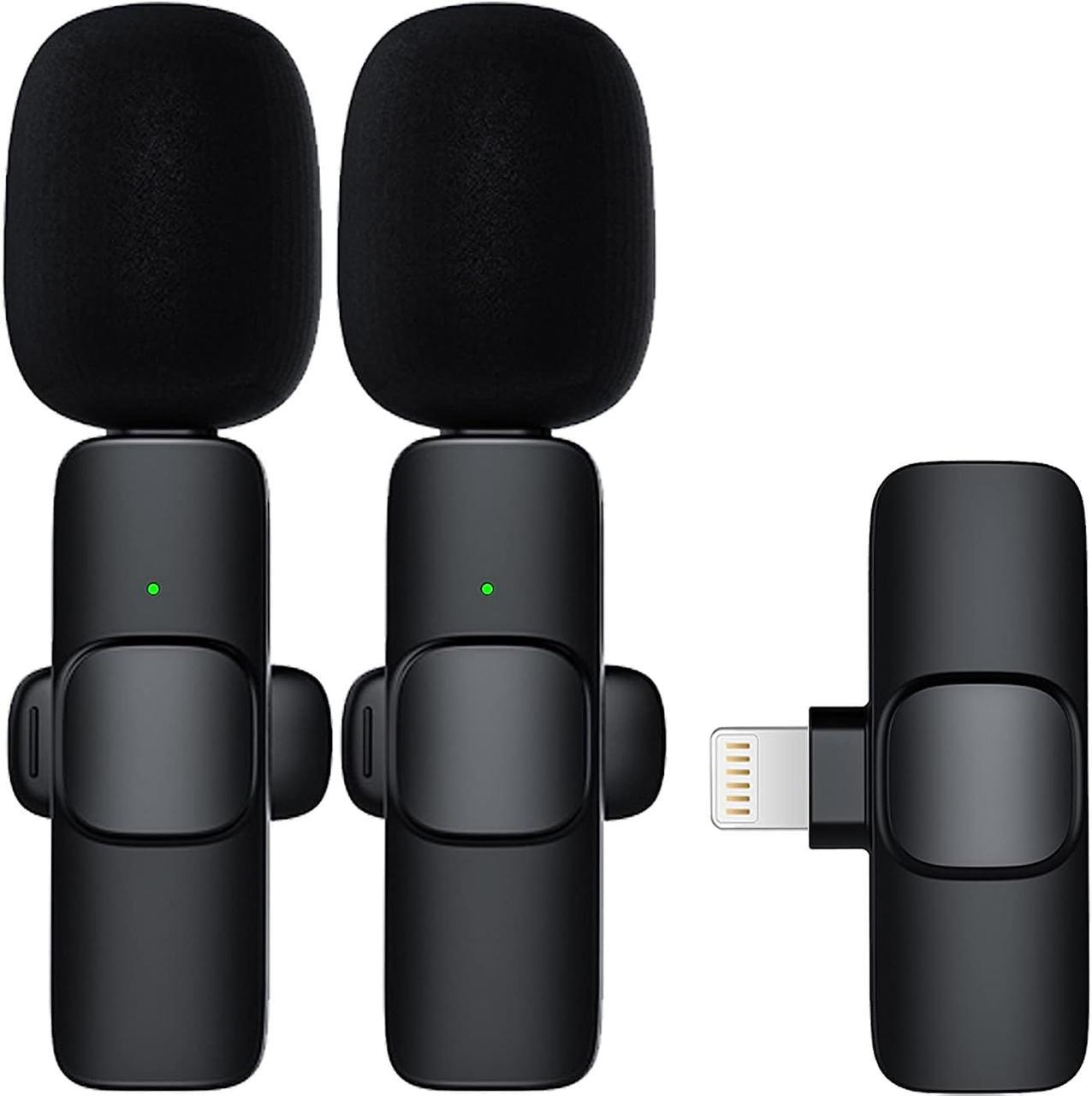 Микрофон беспроводной петличный для iPhone iPad