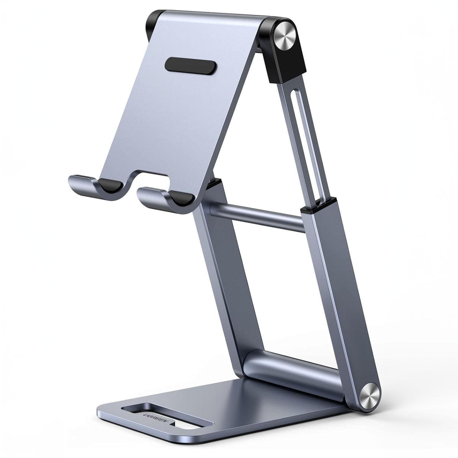 Подставка для телефона UGREEN настольная металлическая складная Серый (50324)