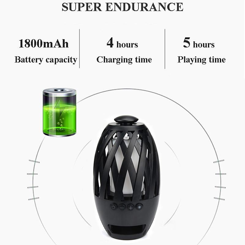 Беспроводная колонка Atmosphere BTS-596-2S c LED Bluetooth Black - фото 12