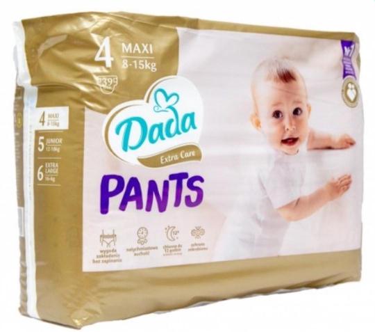 Підгузки-трусики дитячі Dada Extra Care р. 4. вага 8-15 кг 39 шт. (1494608240)