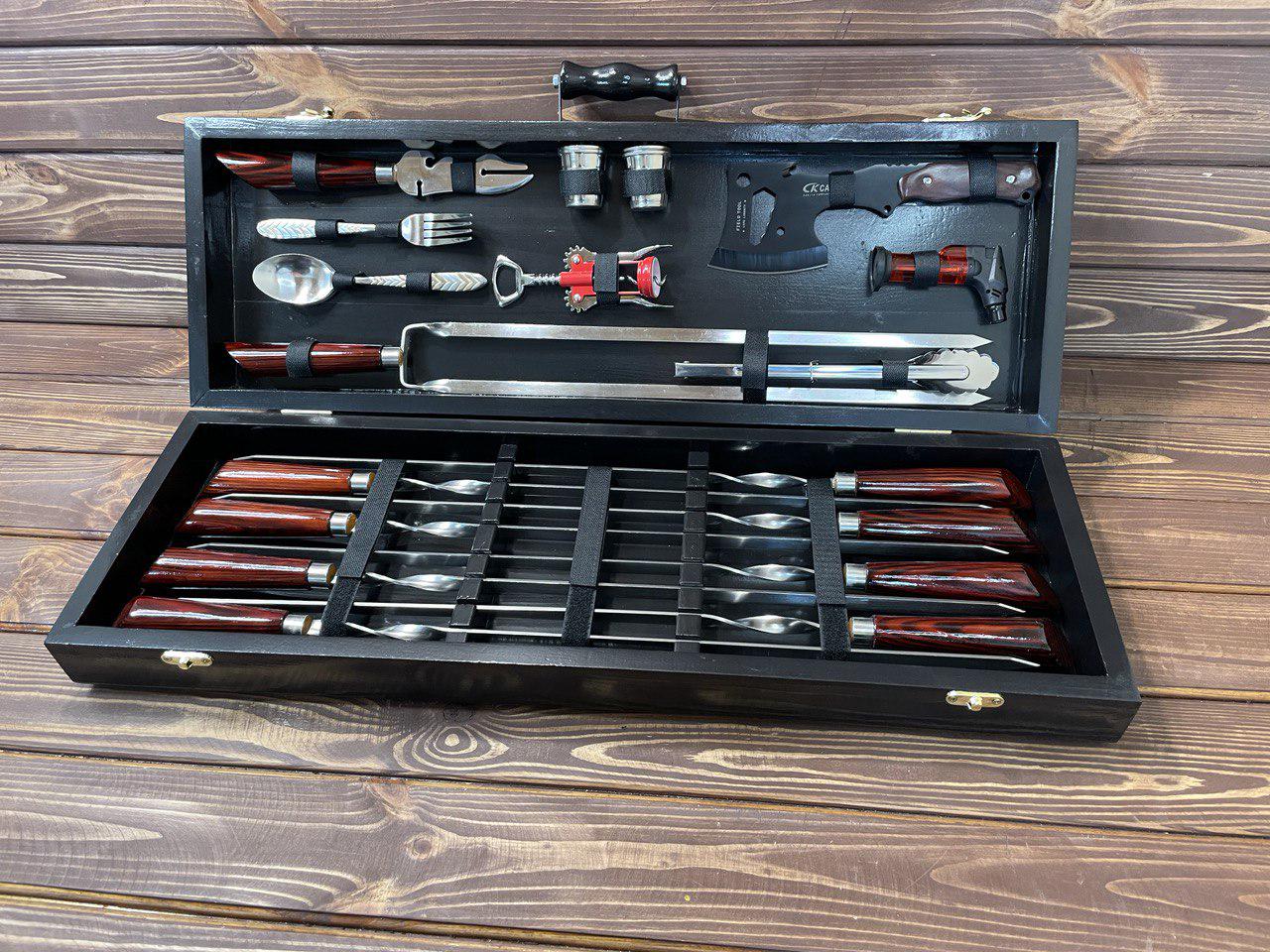 Набор шампуров Гриль cherry в кейсе (10611940)