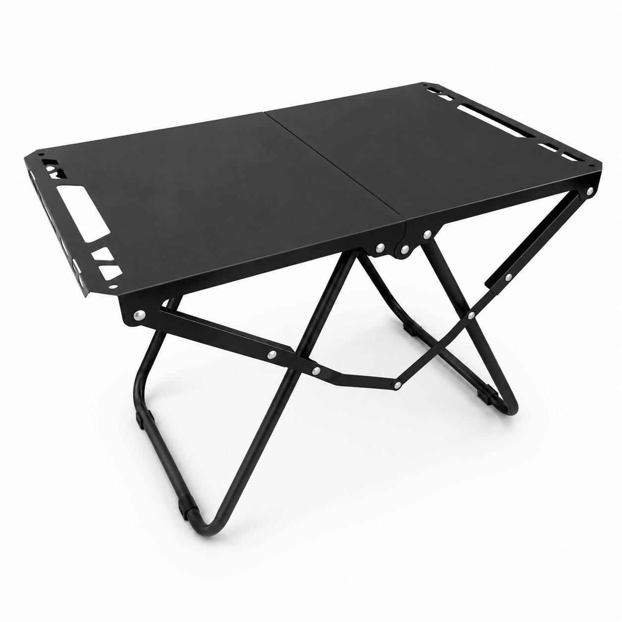 Столик туристичний складний JUMP 57x36x40 см Чорний (M1086)