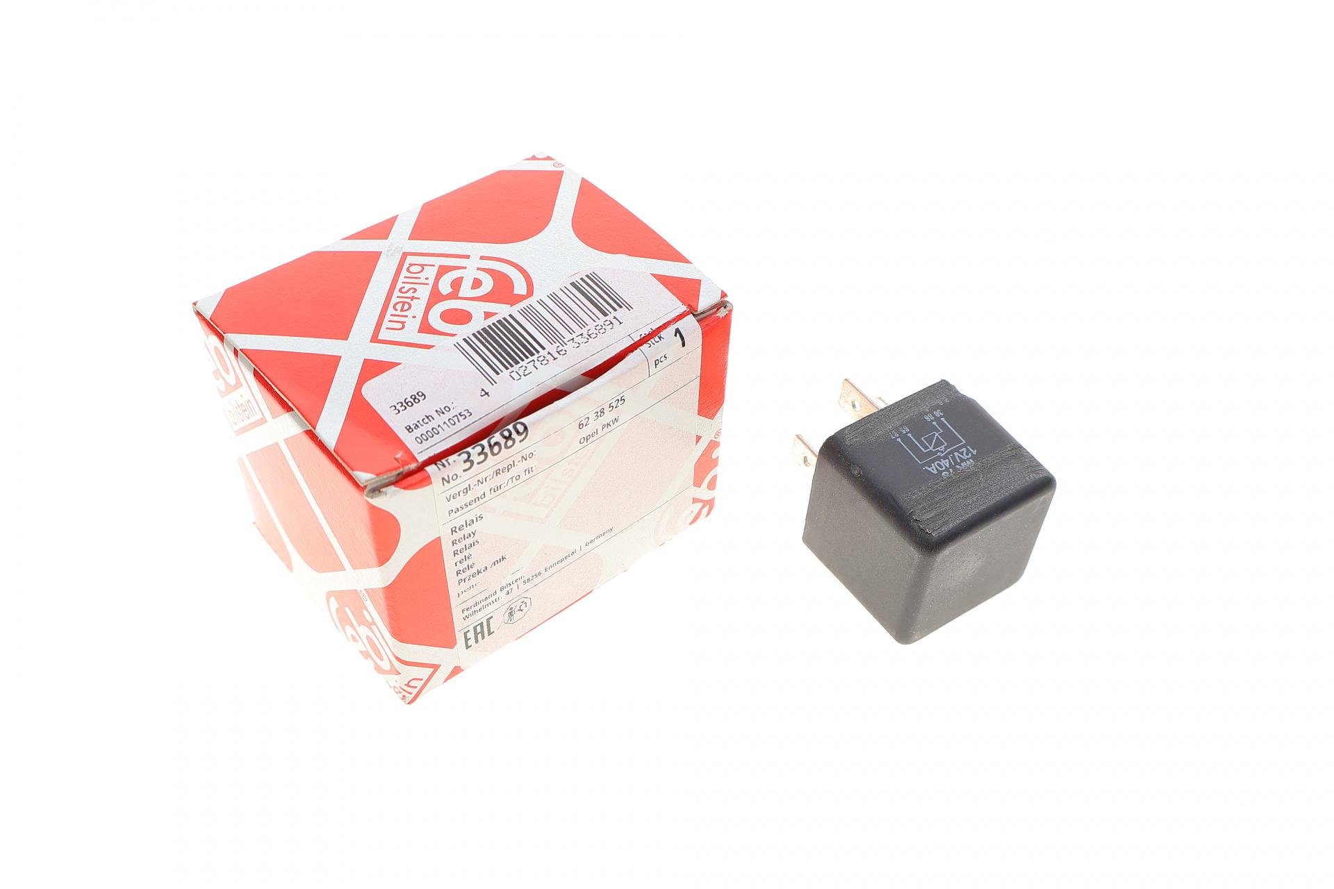 Реле насоса топливного Opel Combo 1,6 01-- (33689)