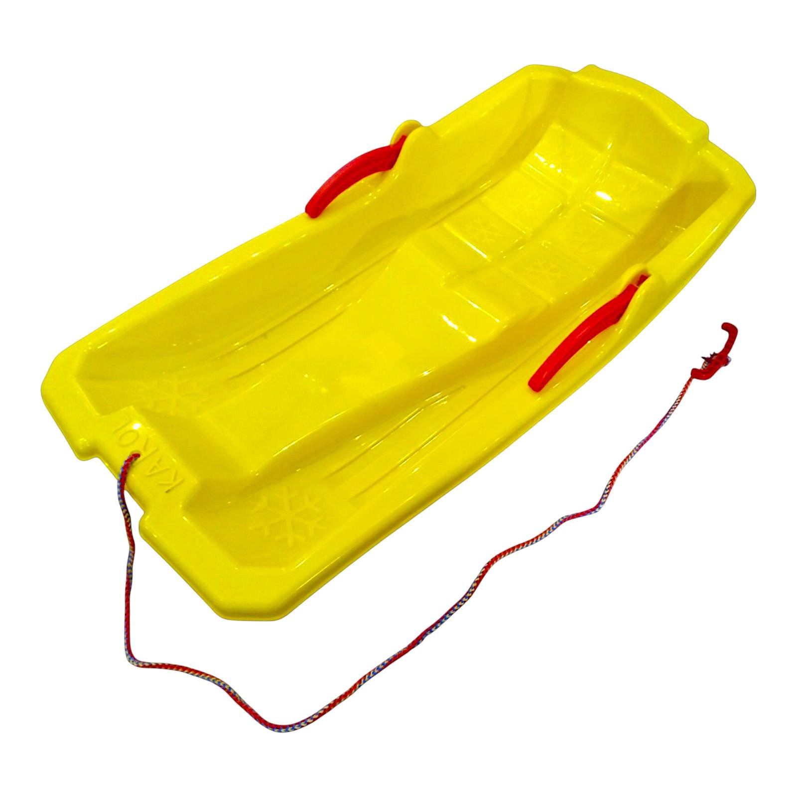 Санки дитячі з гальмами Marmat Karol Жовтий (11143) - фото 1 Санки дитячі з гальмами Marmat Karol Жовтий (11143) - фото 1