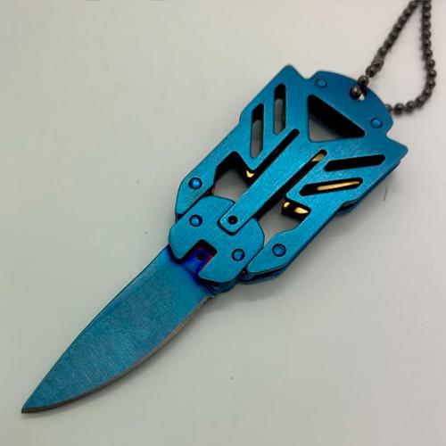 Ніж трансформер Transformers Knife з підвіскою на шию Синій
