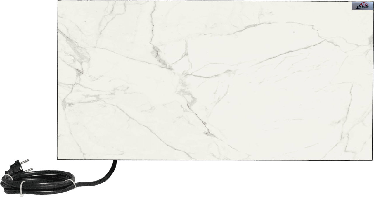 Обогреватель керамический электрический панельный Heats 200 Oro Белый мрамор (2656552771) Обогреватель керамический электрический панельный Heats 200 Oro Белый мрамор (2656552771)