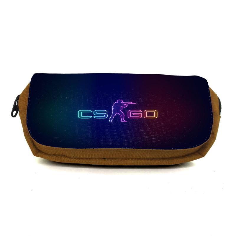 Пенал шкільний Контр Страйк CSGO-007 коричневий (1442739983)