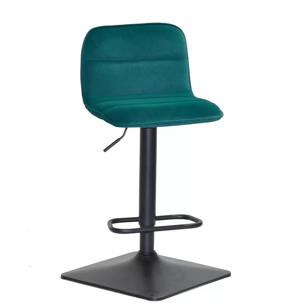 Барный стул KOMO SQ Black бархат Зеленый (123758)