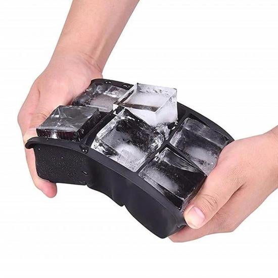 Форма для льоду силіконова з кришкою на 6 комірок Black (128183) - фото 2 Форма для льоду силіконова з кришкою на 6 комірок Black (128183) - фото 2