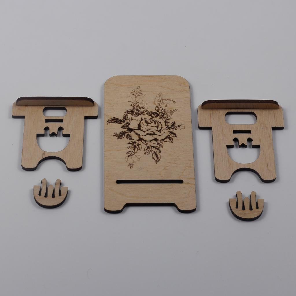 Підставка-тримач для телефону з дерева 49 (03020052) - фото 8 Підставка-тримач для телефону з дерева 49 (03020052) - фото 8