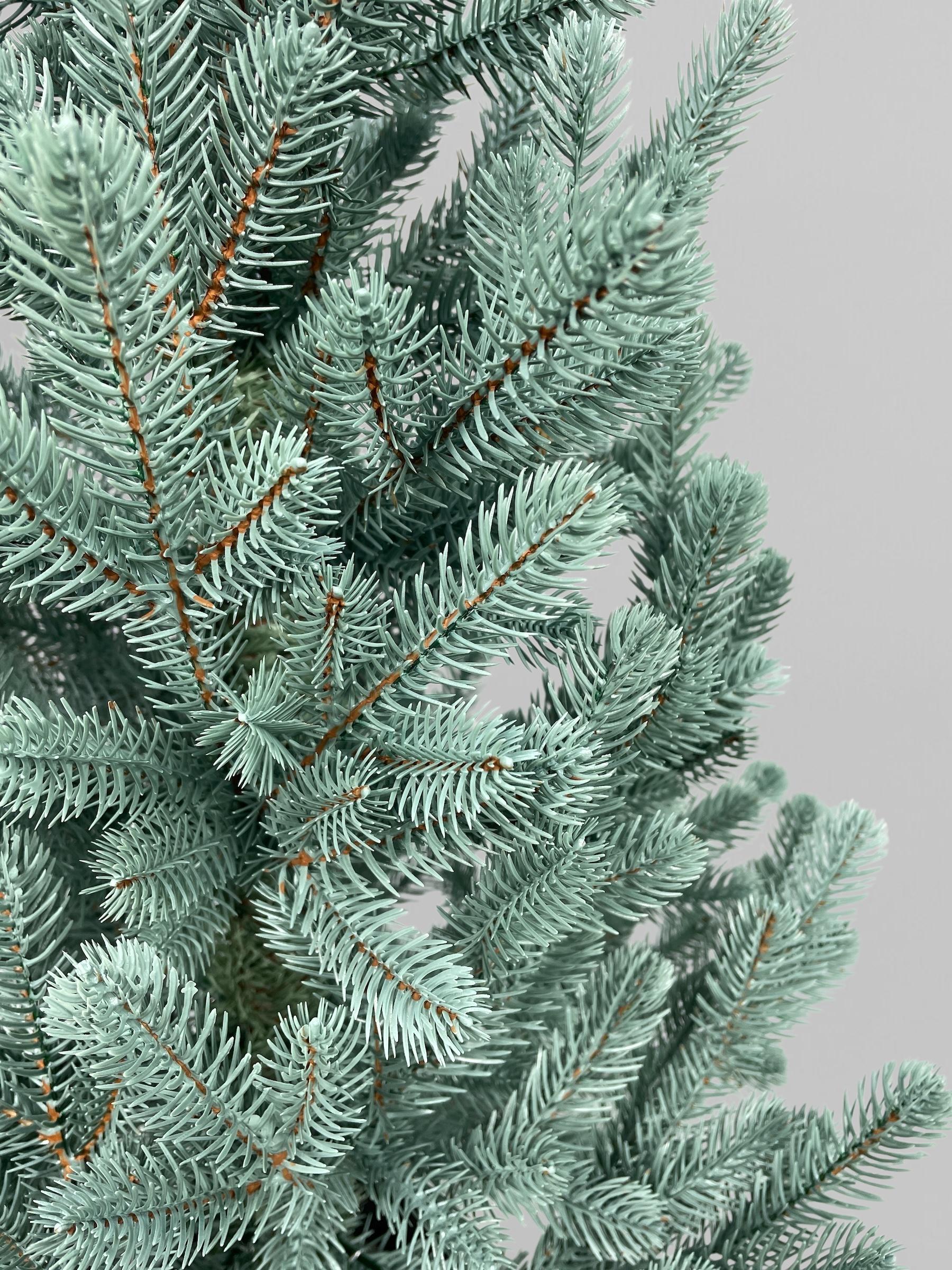 Штучна ялинка лита Traditional в горщику 70 см Блакитний (Н01020) - фото 5 Штучна ялинка лита Traditional в горщику 70 см Блакитний (Н01020) - фото 5