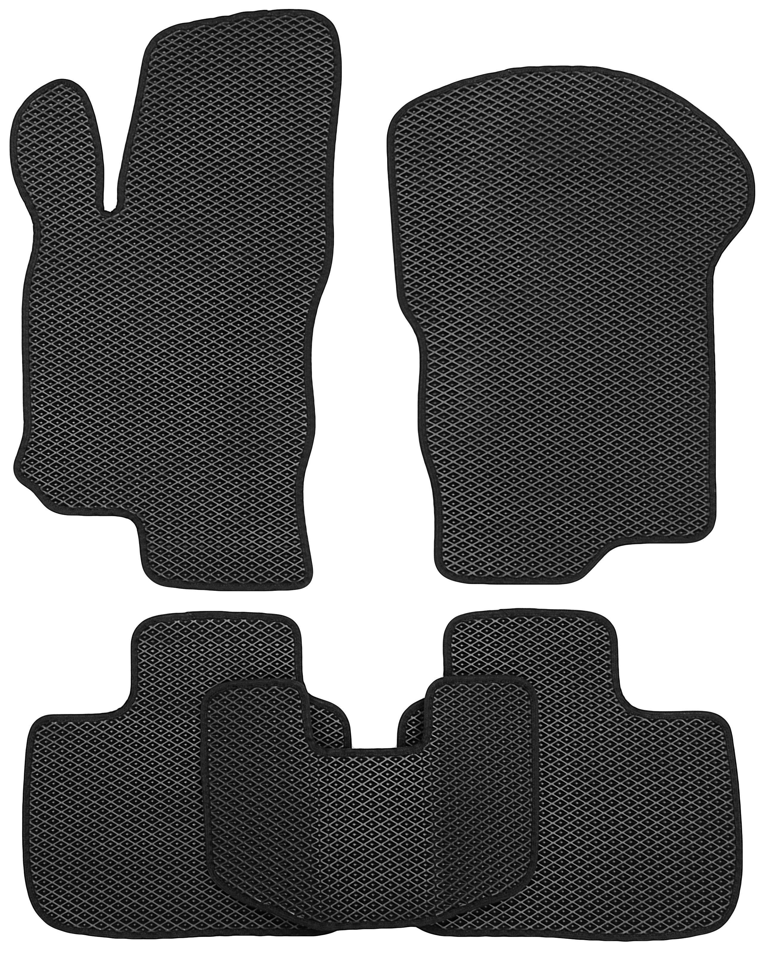 Коврики в салон Kinetic для Alfa Romeo 156 1997-2006 EVA-полимерные Черный (149765)