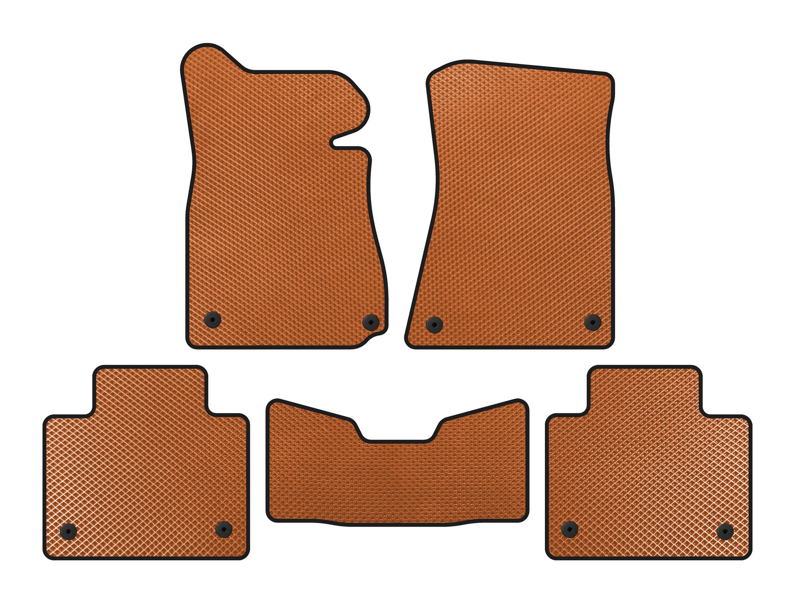 Коврики EVA Digital Designs для Lexus GS 2011-2020 гг. Оранжевый (144724)