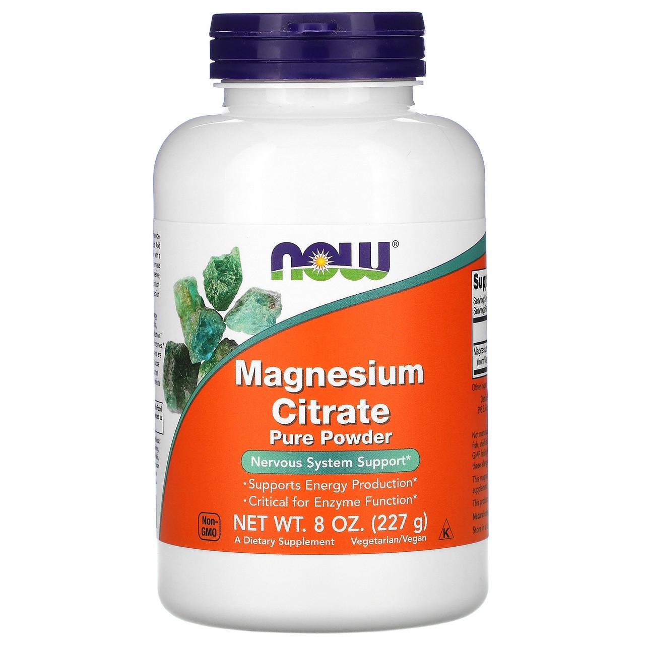 Магний цитрат Now Foods Magnesium Citrate Powder 227 г (1385363882)