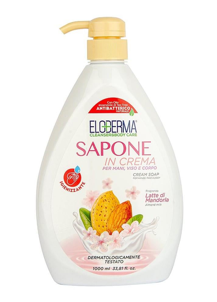 Крем-мыло антибактериальное Eloderma миндаль 1000 мл (НФ-00002387)