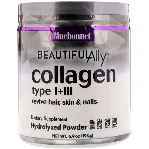 Колаген Bluebonnet Nutrition Beautiful Ally Collagen Type I + III 6,9 ун. 198 г 30 порцій (BLB1508)