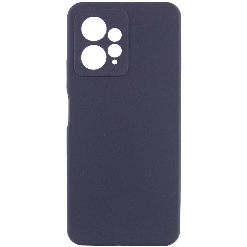 Противоударный Чехол Silicone Cover Lakshmi Full Camera (AAA) для Xiaomi Redmi Note 12 4G Темно-синий/Midnight Blue