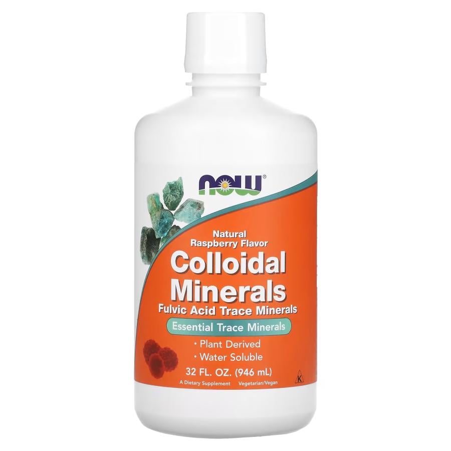 Минералы коллоидные NOW Colloidal Minerals Liquid Raspberry 946 ml