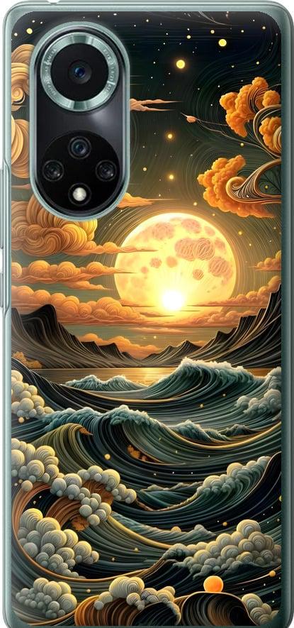 Чехол на Huawei Nova 9 Pro Арт волны (6332u-2503-42517)