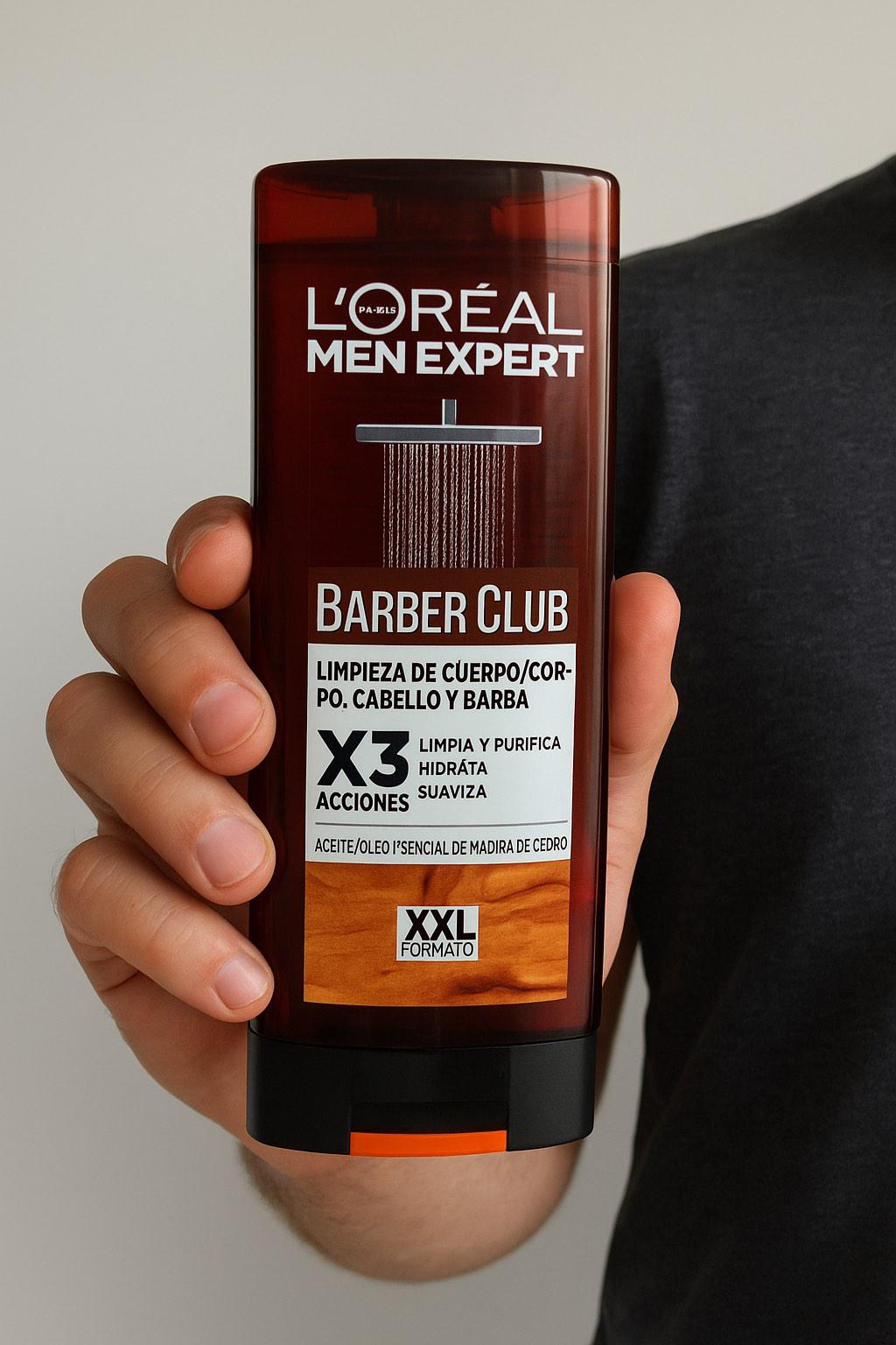 Гель для душа L'Oréal Men Expert Barber Club 3в1 400 мл